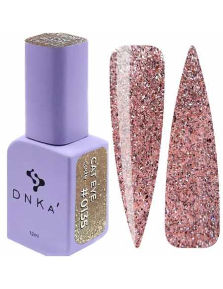 Esmalte Semipermanente DNKA Cat Eye 0135 ultra pigmentado 12 ml